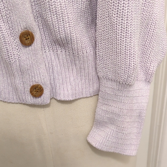 Universal Thread Light Purple Button-Up Cardigan - Picture 4 of 5